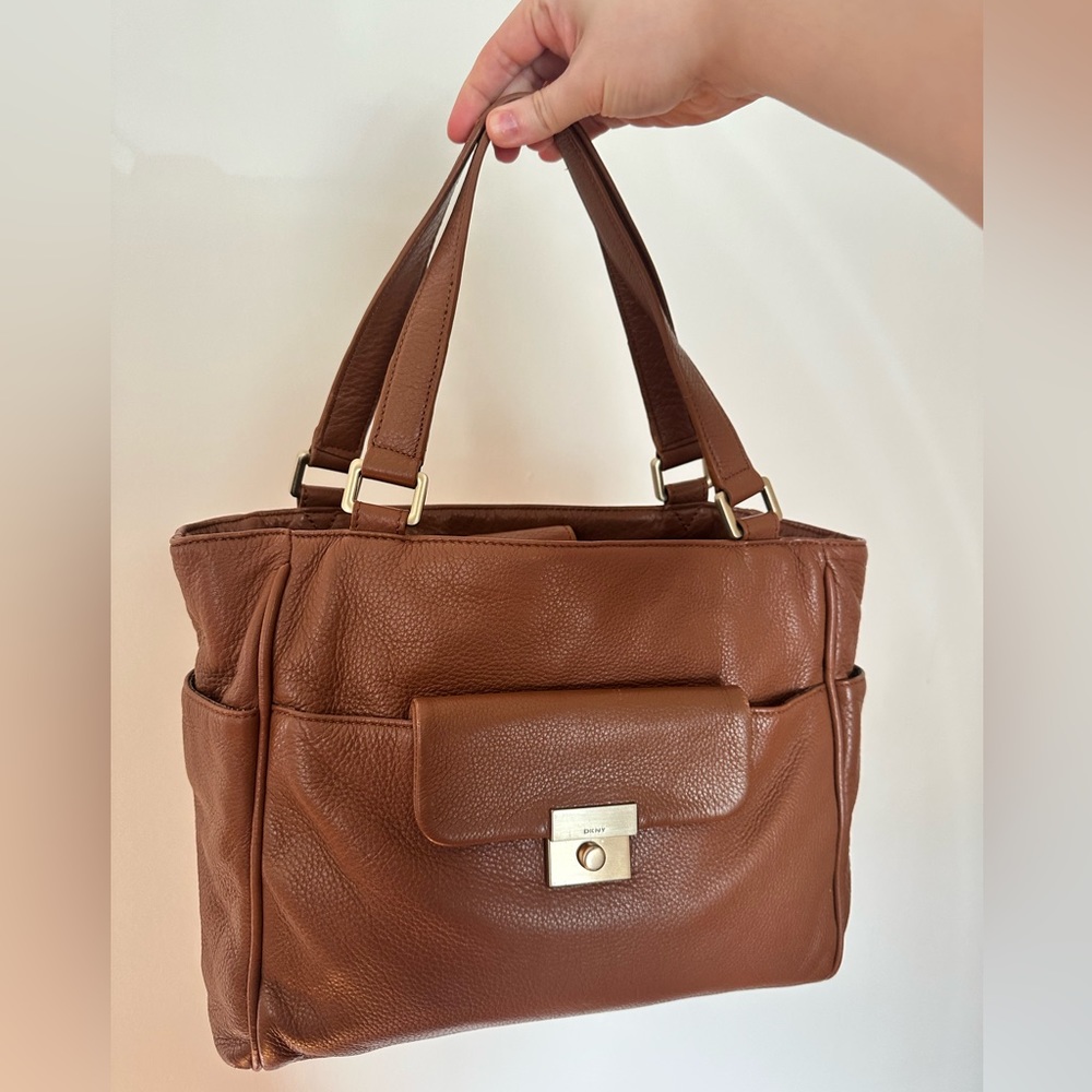 Vintage DKNY Leather Bag